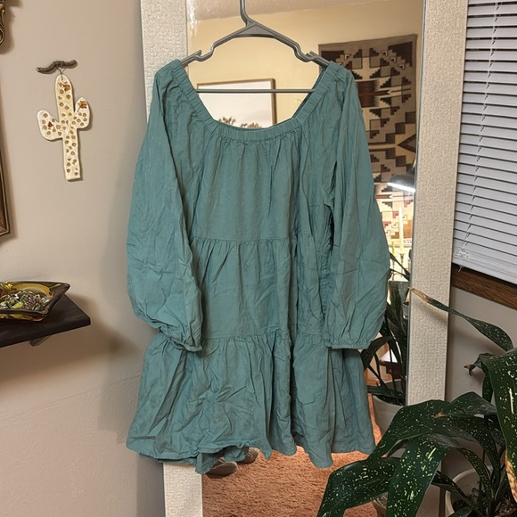 Tiered Puff Sleeve Dress - Picture 3 of 3